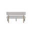 Banc de salle à manger rembourré Zina