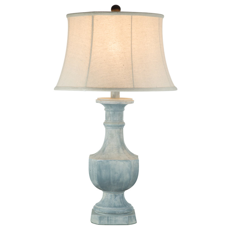 Isbrand Ceramic Lamp, Light Blue
