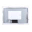 Miroir de meuble-lavabo à cadre 48 po x 32 po à DEL, cadre en aluminium avec lumières biseautées à angle biseauté à 45 °, 3 couleurs, antibuée, convenant à une décoration moderne