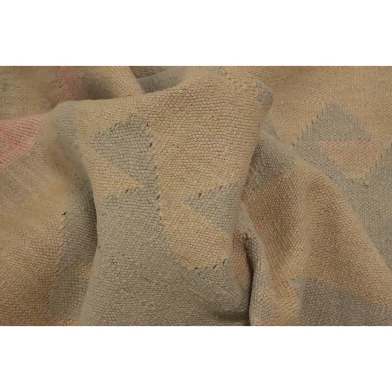 Artisan Wool Kilim Vegetable Dye Rug 4x6