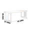 Bureau d'étude en bois massif avec bureau spacieux Farmhouse-1564046464