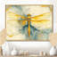 Mouche libellule jaune, vol d'élégance - Libellule, art mural-622790249-733504340-622790250