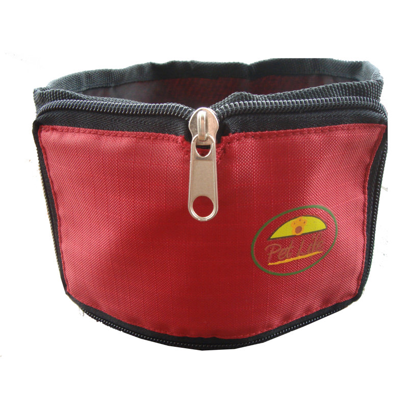 Bol de voyage Pet Life Wallet, Rouge