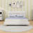 Queen Upholstered Platform Bed with Headboard