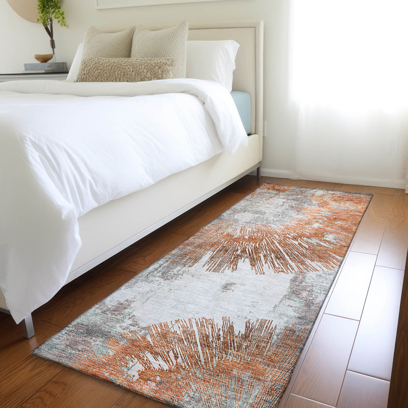 Lummus Abstract Indoor / Outdoor Rug, Runner 2'3" x 7'6"