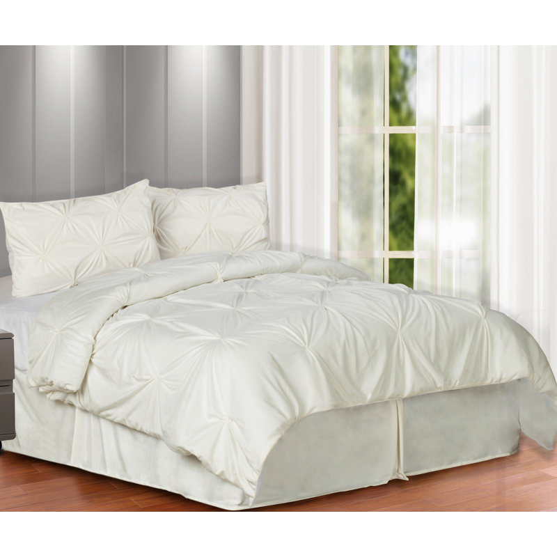 Comforter, Twin Comforter + 3 Additional Pieces, Cream
