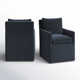 Alayaa Performance Upholstered Armchair with Casters