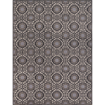 Tapis gris en laine