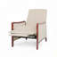 Fauteuil inclinable par pression, structure en bois-1446184509