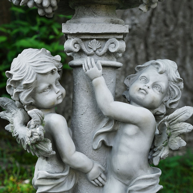 Statue de jardin 19,25 po Cherub Angels