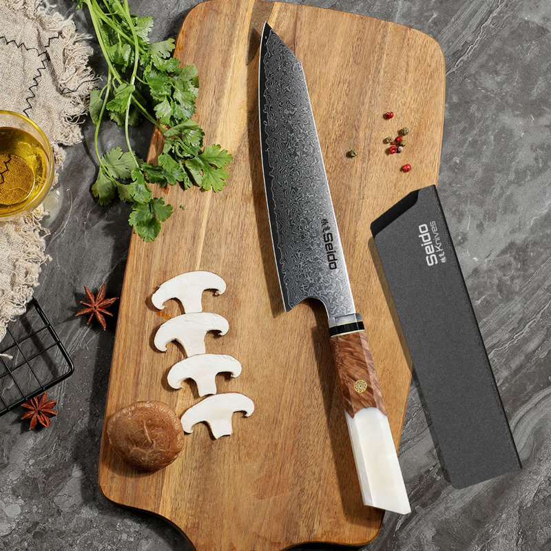 Couteau de chef Seido, Blanc perle