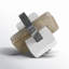 Cole And Grey Marble Geometric Link Knot Sculpture