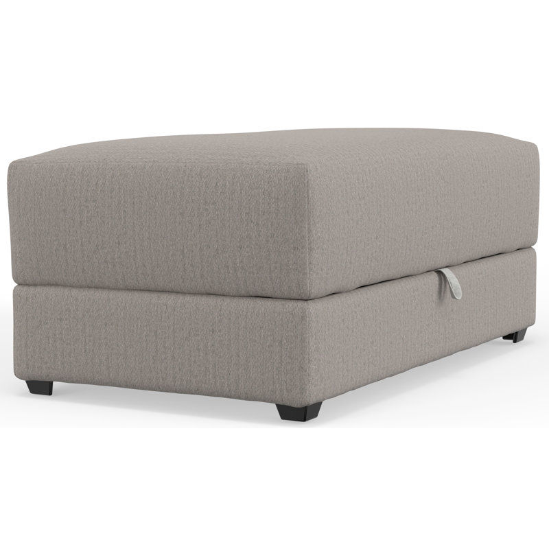 Repose-pieds avec rangement Lochmoor, Gris