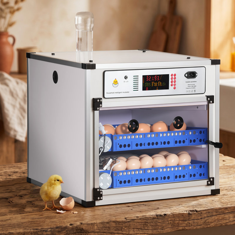  Incubateur à œufs automatique 136 pi avec retourneur automatique, contrôle numérique de l'humidité de la température et remplissage d'eau, œufs d'incubation pour œufs de poule
