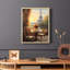 Paysages de la série CCDXV III - Reproduction encadrée de qualité supérieure - Prêt à être accroché - Aucun clou requis-1392546945-1392546944