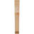 5 1/2"W x 38"D x 46"H Westlake Traditional Smooth Bracket, Douglas Fir-93350940-93350949