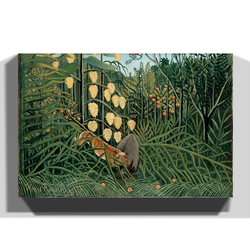 Henri Rousseau - Wrapped Canvas Painting, 70cm H x 100cm W