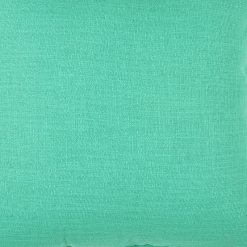 Coussin décoratif en coton 20 po Merlot, Turquoise