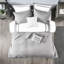 Literie 8 pièces en gris double / grand - coussins décoratifs doux et brodés-120478300-120478303
