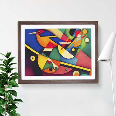 Abstract Kingfisher Bird Vol.4 - Single Picture Frame Print