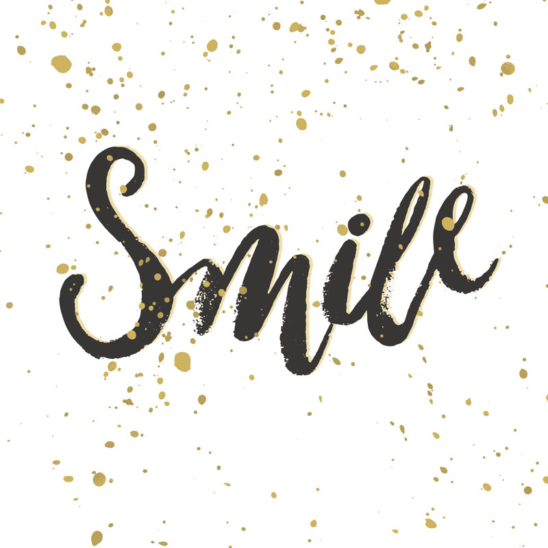 «Lilio Smile Concept» par Olgalis, impression sur toile tendue, H 12 po x l 12 po