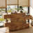 63-inches Long Farmhouse Console Table, Modern Wooden Sofa Table Behind Couch With 4-tier Storage, Unique Entryway Table For Hallway, Foyer, Living Room, Walnut Finish