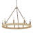 Zeno 9-Light Dimmable Steel Round Chandelier 