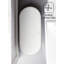 Poubelle rectangulaire blanche en plastique mince avec couvercle à pression, poubelle étroite de 12 litres / 3,2 gallons avec couvercle escamotable pour toilette, chambre à coucher, salle de bain, bureau, cuisine, salle d'eau