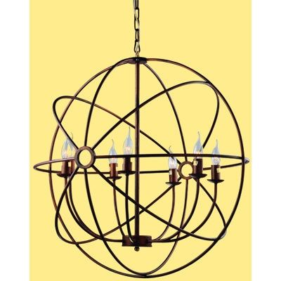 5 - Light Globe Chandelier
