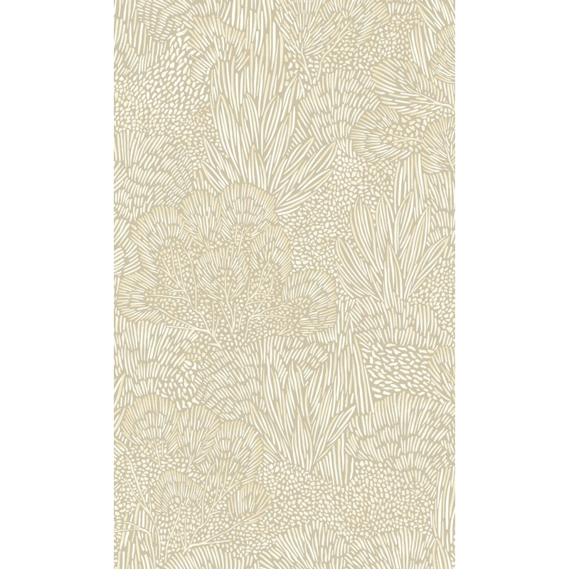 Rouleau de fleurs Einhorn, Blanc / gris