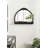 Arnell Vintage Arched Wall Mirror with Shelf