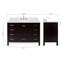 Ensemble de meuble-lavabo simple 48 po -974822634