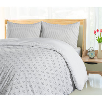 Microfiber Duvet Cover Set -  Ambesonne, nev_40458_queen