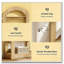 Arched Display Shelf,5-Tier Bookshelf