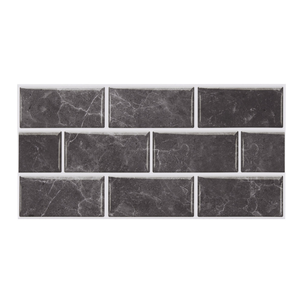20Pcs Self-Adhesive Wall Tile Stickers with Marble Effect