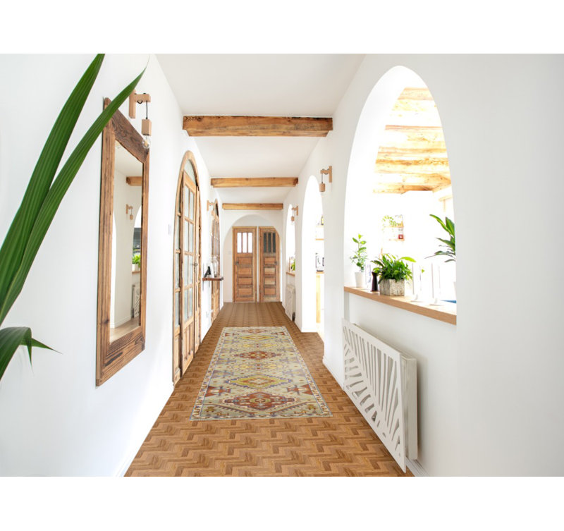 Tapis tribal traditionnel indien 3 x 12