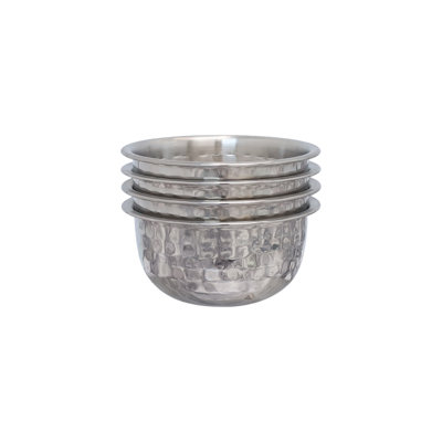 Buckingham Mini Serving Bowls with Hammered Effect Pack of 4