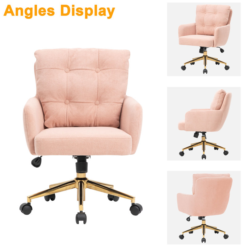 Zareon Office Chair, Pink