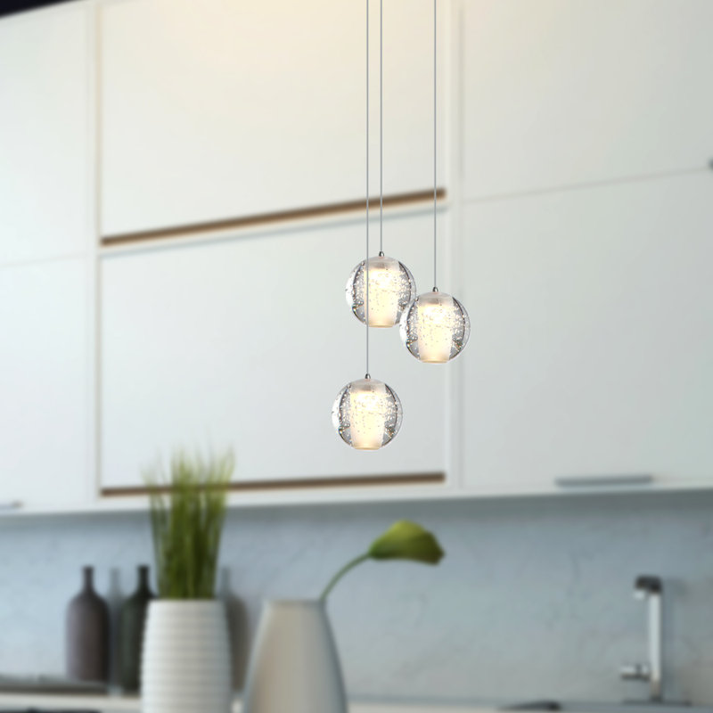 Veroniza 3 - Light LED Cluster Pendant