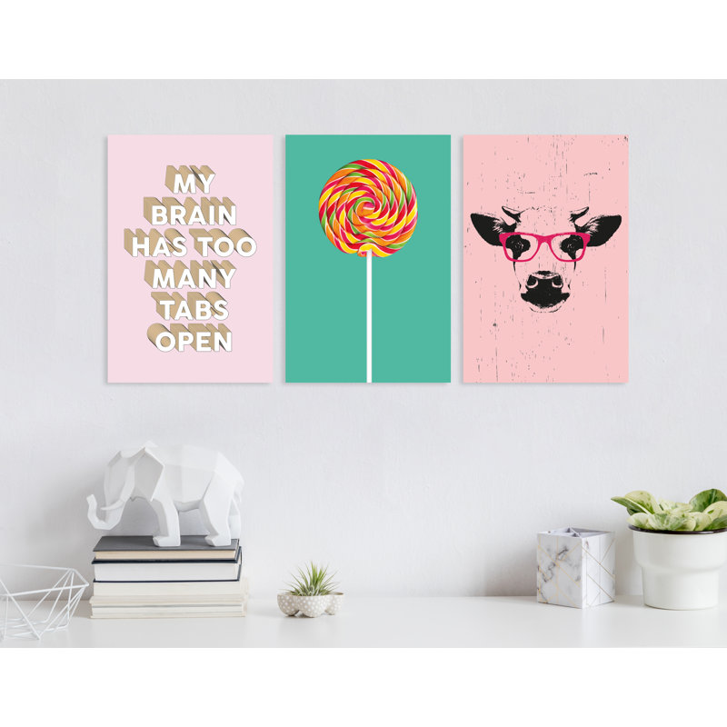 Saying - Single Picture Frame Painting on Canvas, 90 cm H x 60 cm W
