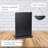 11.8X16.1 Inch Tabletop Chalkboard With Wood Base, Menu Chalkboard Stand, Message Board, Bar And Special Event Decorations, Hanging Double-Sided Chalkboards Sign For DIY Home Decoration-Walnut