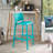 Sensilla Stackable Low Back Bar Stool-253008681