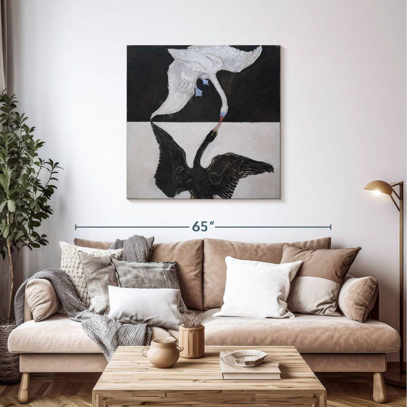 Brampt The Swan No. 1, 39" H x 39" W