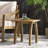 Acacia Wood Accent Side Table In Natural Stained, Weather-Resistant Rectangular End Table For Patio, Garden, Lawn, And Living Room(Natural Stained)-1036934736