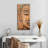 Wood Effect Buddha Canvas Print-92829577