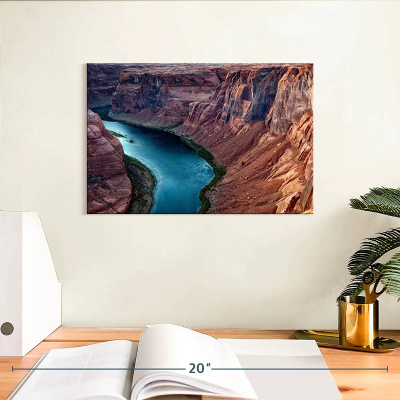 Rivière Alvord dans le Grand Canyon, H 8 po x l 12 po