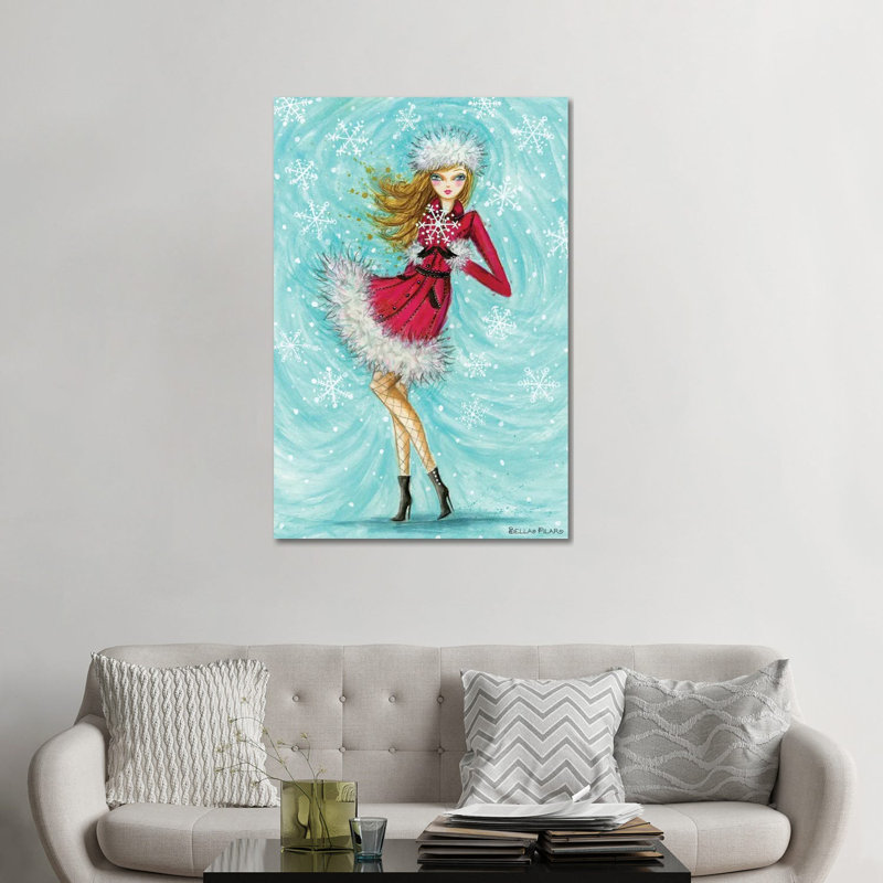 Blythe's Stunning Snowflake - reproduction d'art murale - toile tendue, H 48 po x l 32 po, Toile tendue, Ne s’applique pas