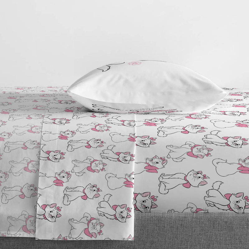 Aristocats Pretty Picture Sheet Set, Twin