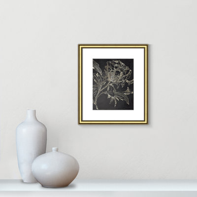 «Clarendon Golden Flower Folklore I» par Asia Jensen, reproduction de cadre photo