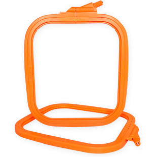 Plastic Square Hoop Nurge 170-14 Pastel Pink